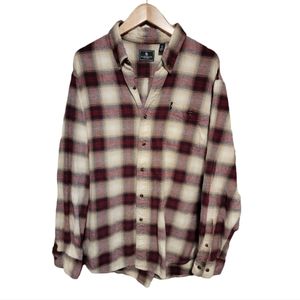 G.H. Bass & Co Men's Button Down Flannel, XL